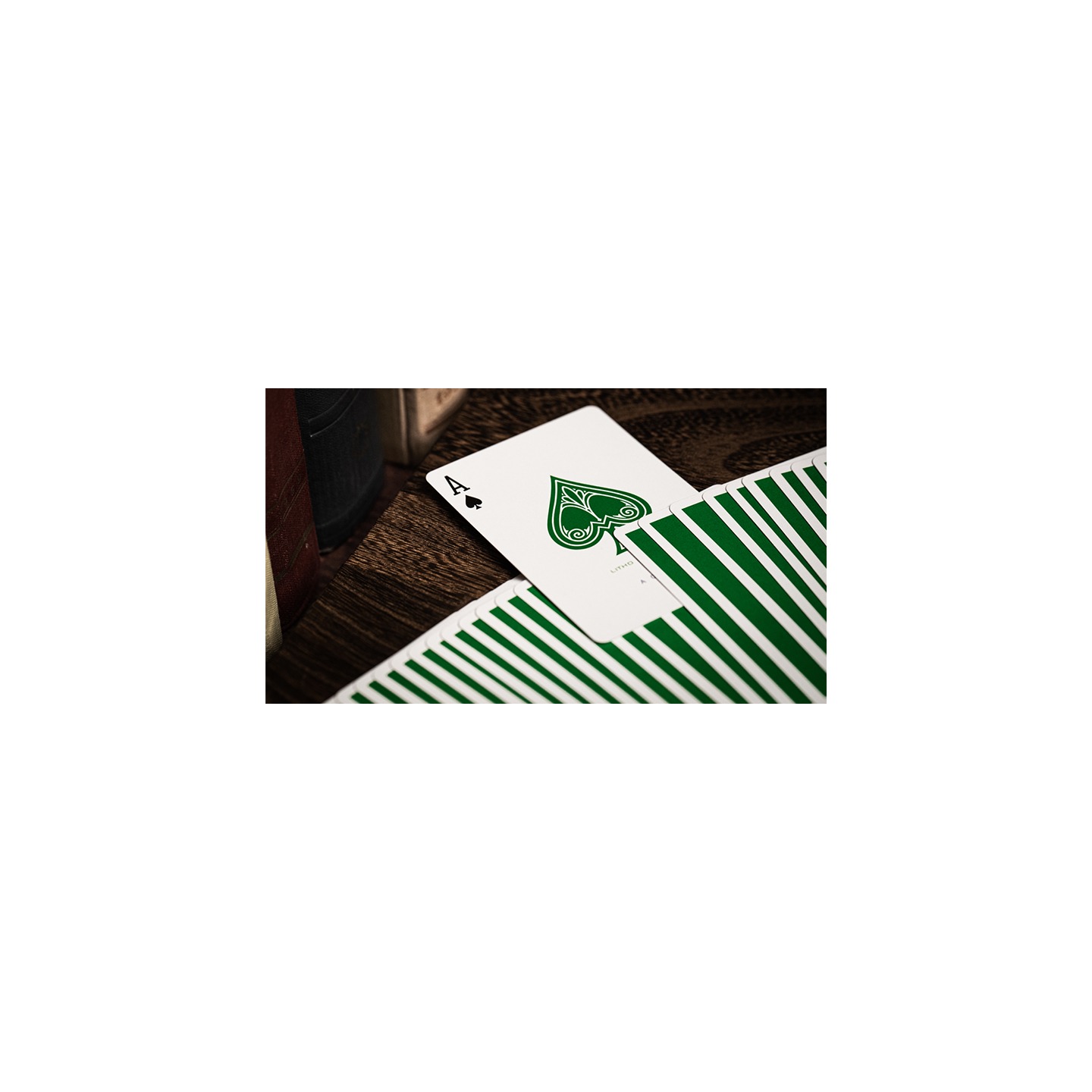 Jerry's Nugget (Felt Green) Marked Monotone Playing Cards