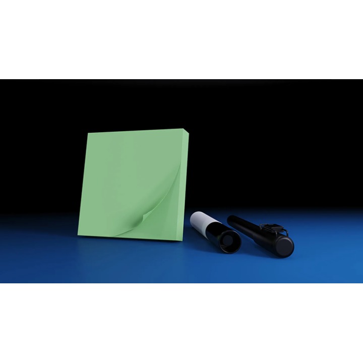 The Iarvel Magic Post-It Pad (Green) by Iarvel Magic