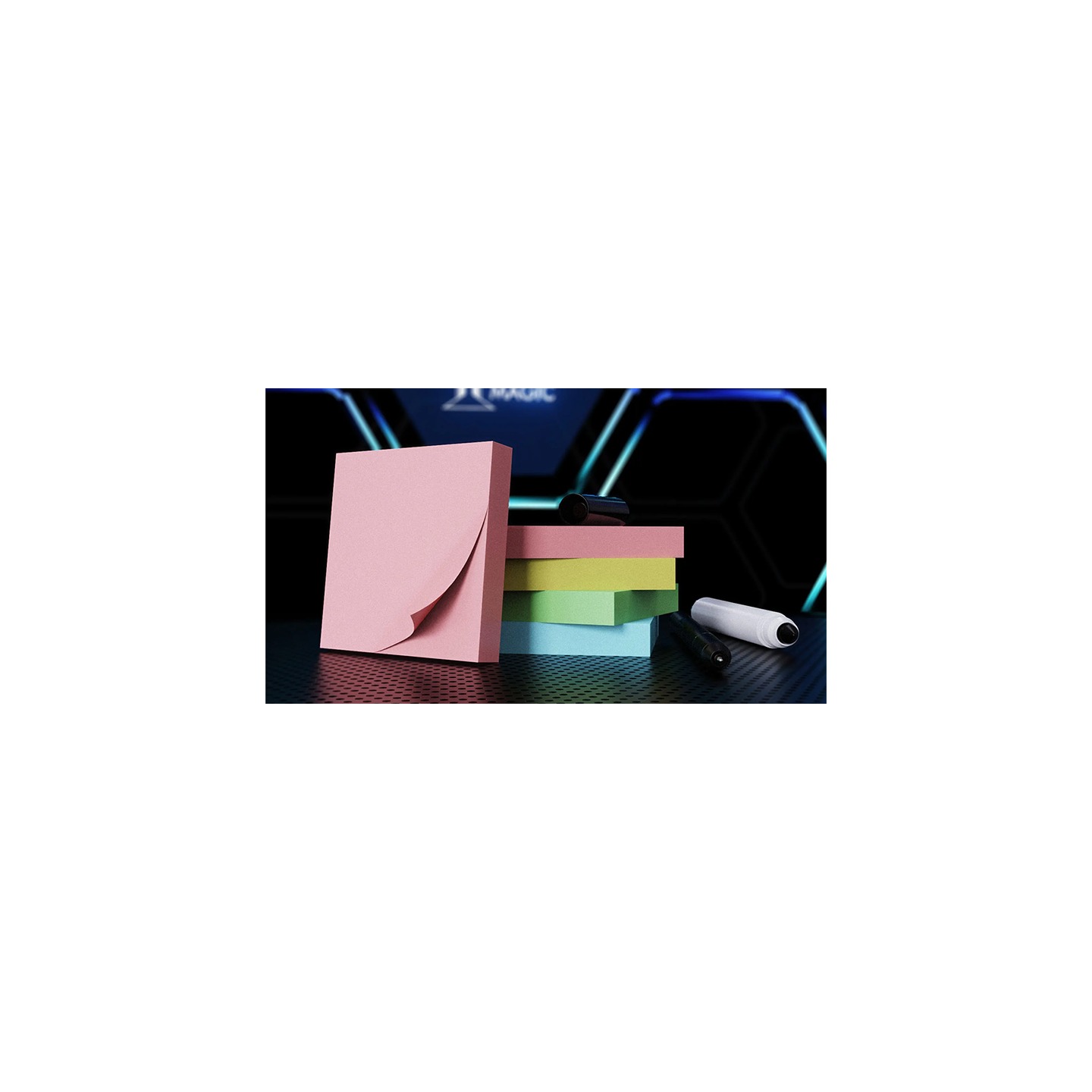 The Iarvel Magic Post-It Pad (Green) by Iarvel Magic