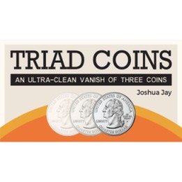 Triad Coins (Quarter) by Joshua Jay and Vanishing Inc.