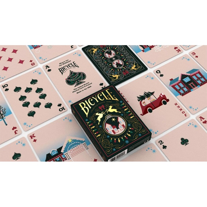 Bicycle Home for the Holidays Playing Cards by US Playing Cards