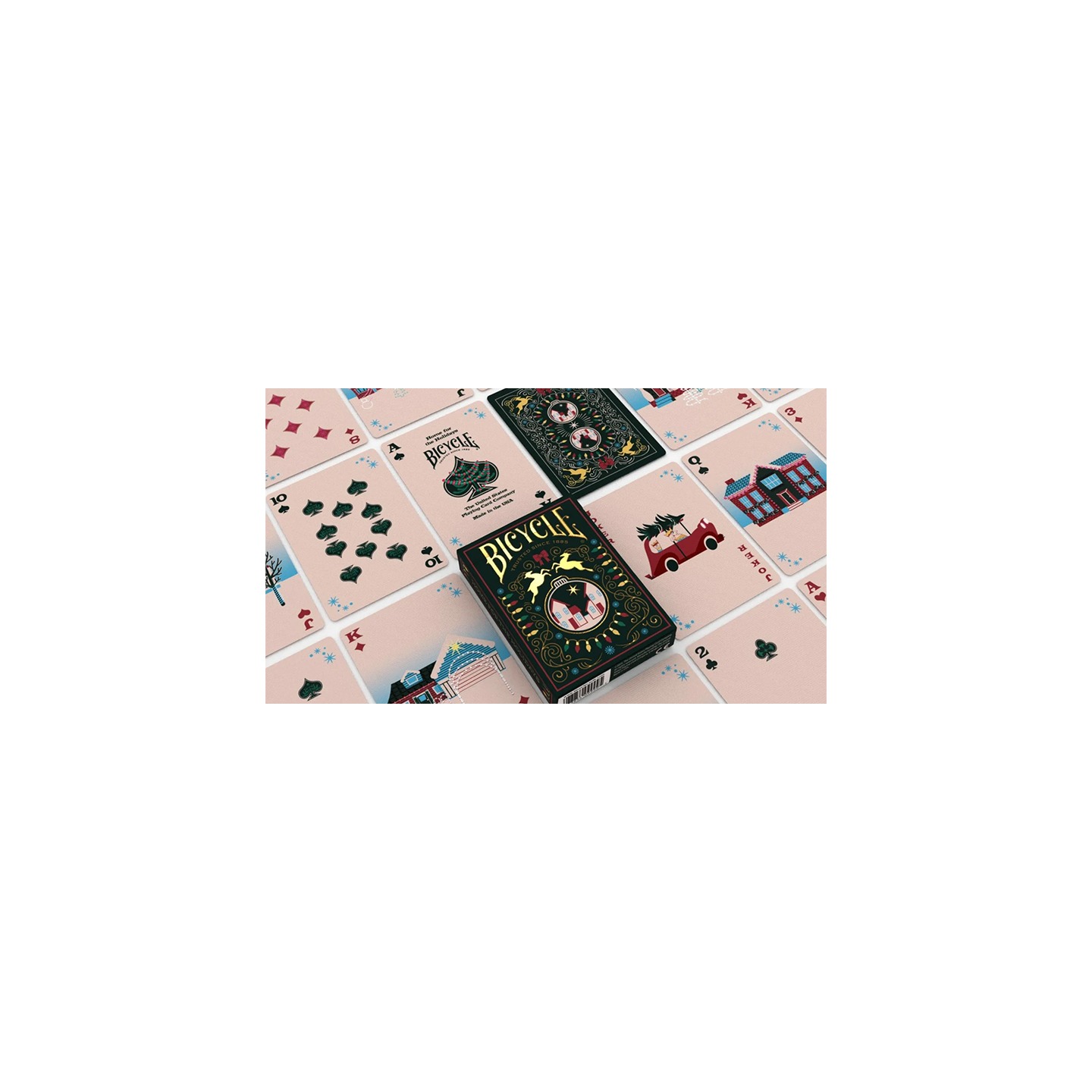 Bicycle Home for the Holidays Playing Cards by US Playing Cards