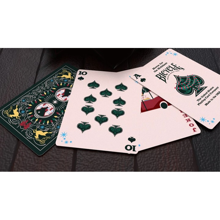 Bicycle Home for the Holidays Playing Cards by US Playing Cards