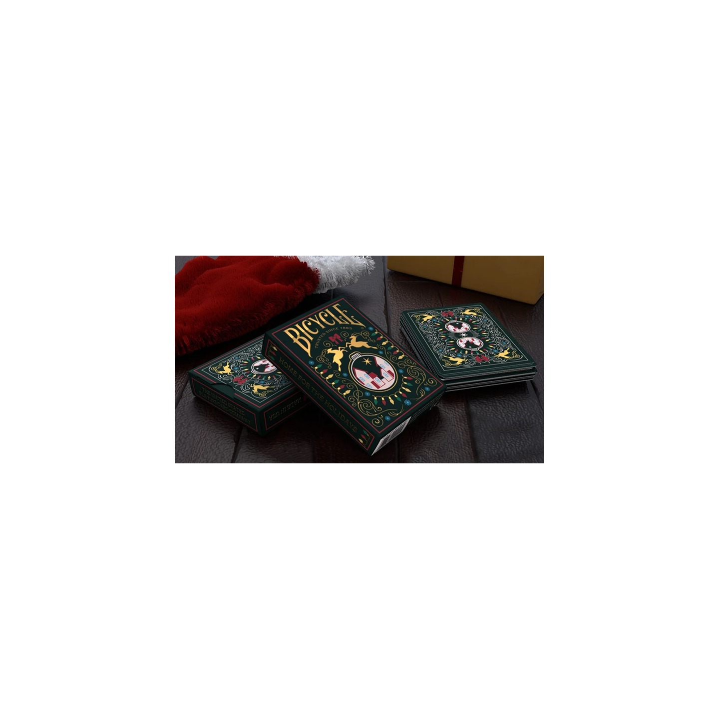 Bicycle Home for the Holidays Playing Cards by US Playing Cards