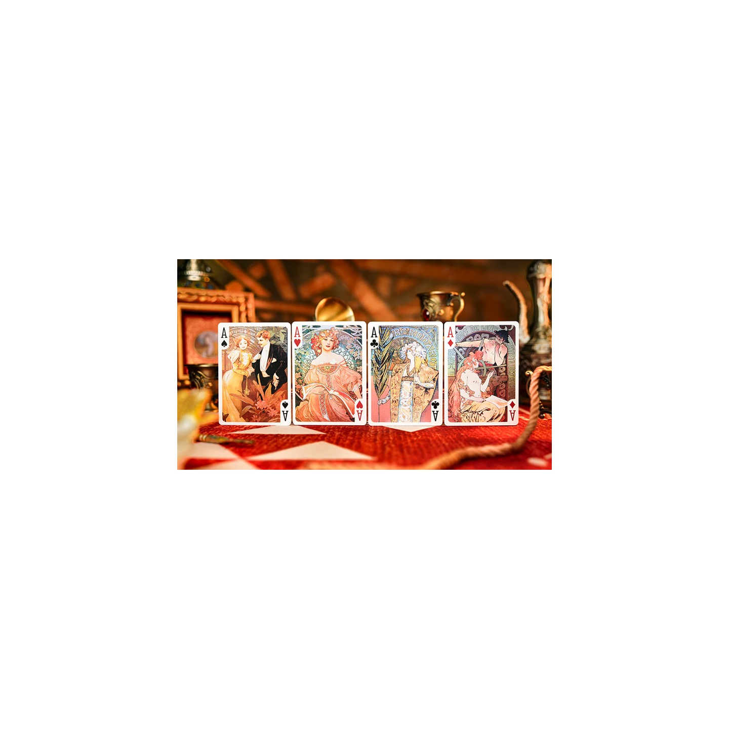 Mucha Standard Playing Cards by 52 MUSÉE