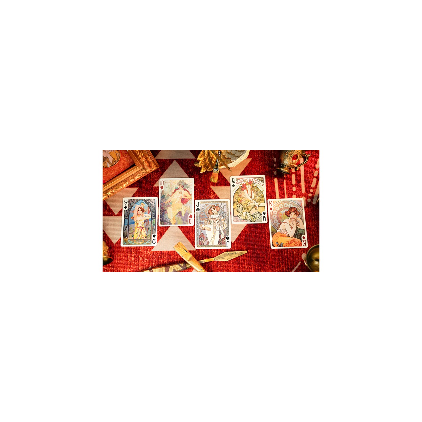 Mucha Standard Playing Cards by 52 MUSÉE