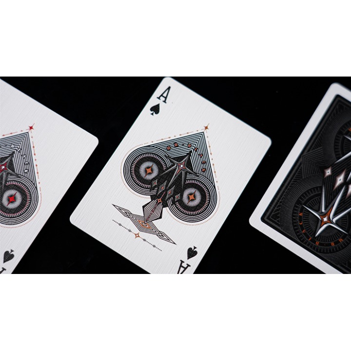 Mr. Black V1 (Black) Playing Cards