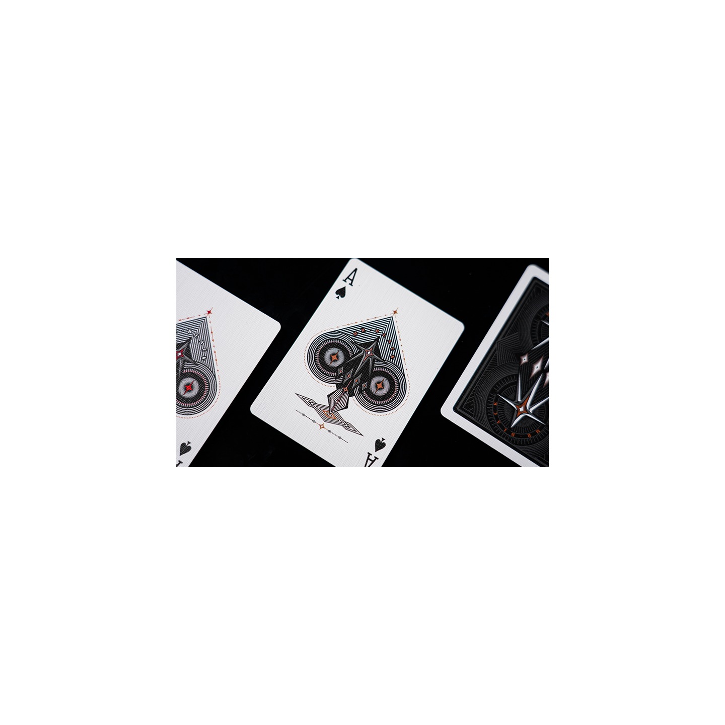 Mr. Black V1 (Black) Playing Cards