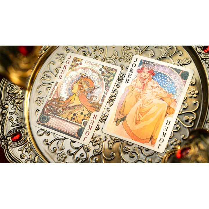 Mucha Standard Playing Cards by 52 MUSÉE