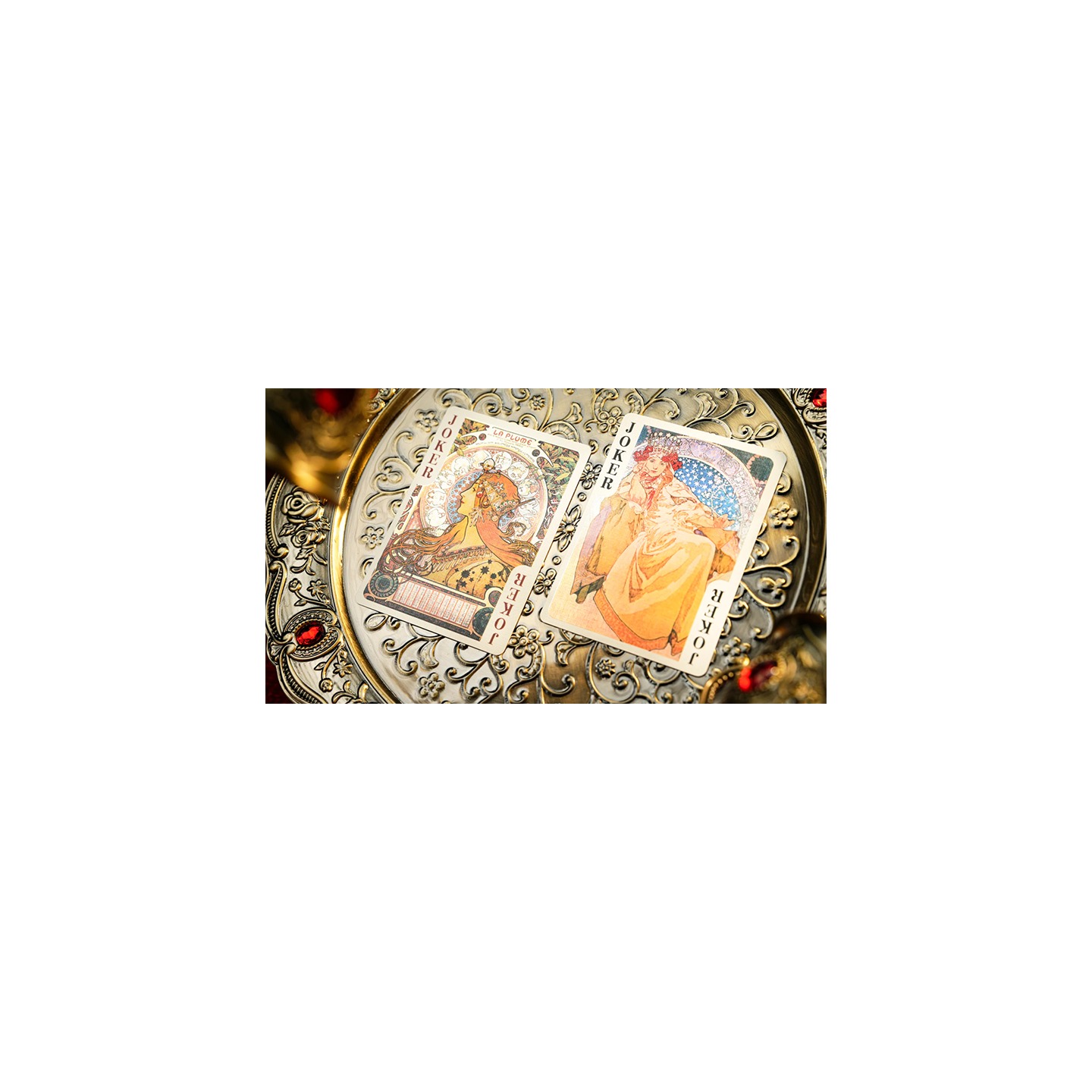 Mucha Standard Playing Cards by 52 MUSÉE