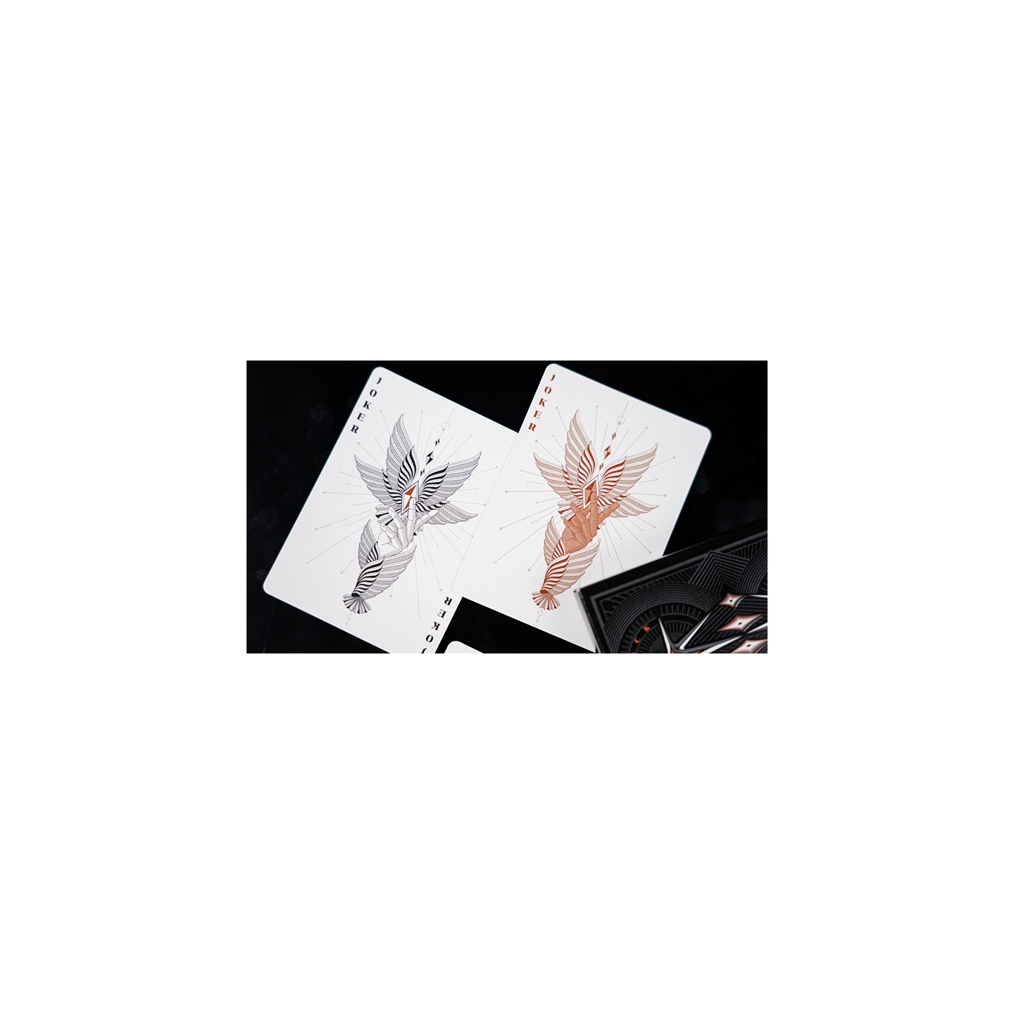 Mr. Black V1 (Black) Playing Cards