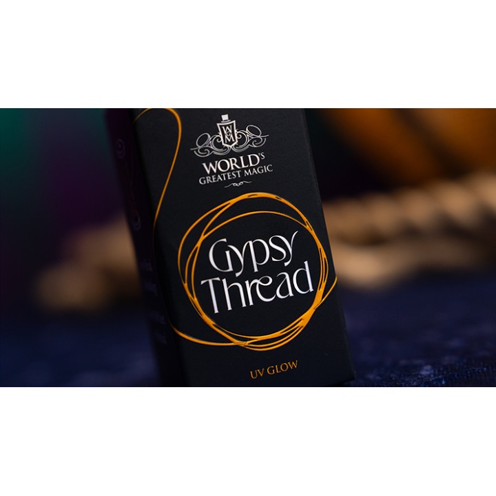 WGM UV GLOW GYPSY THREAD ORANGE REFILL SPOOL by Murphy's Magic