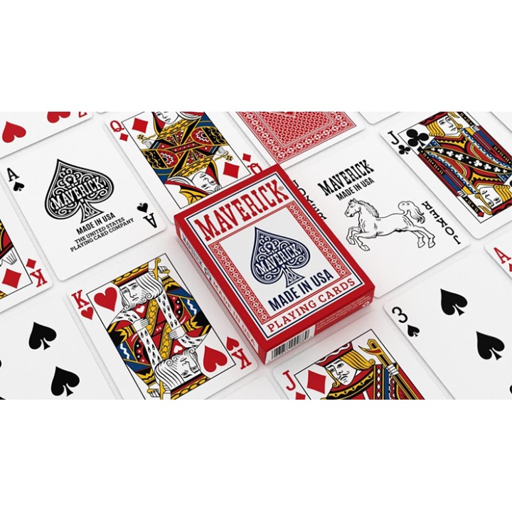 Maverick Made in the USA (Red) Playing Cards