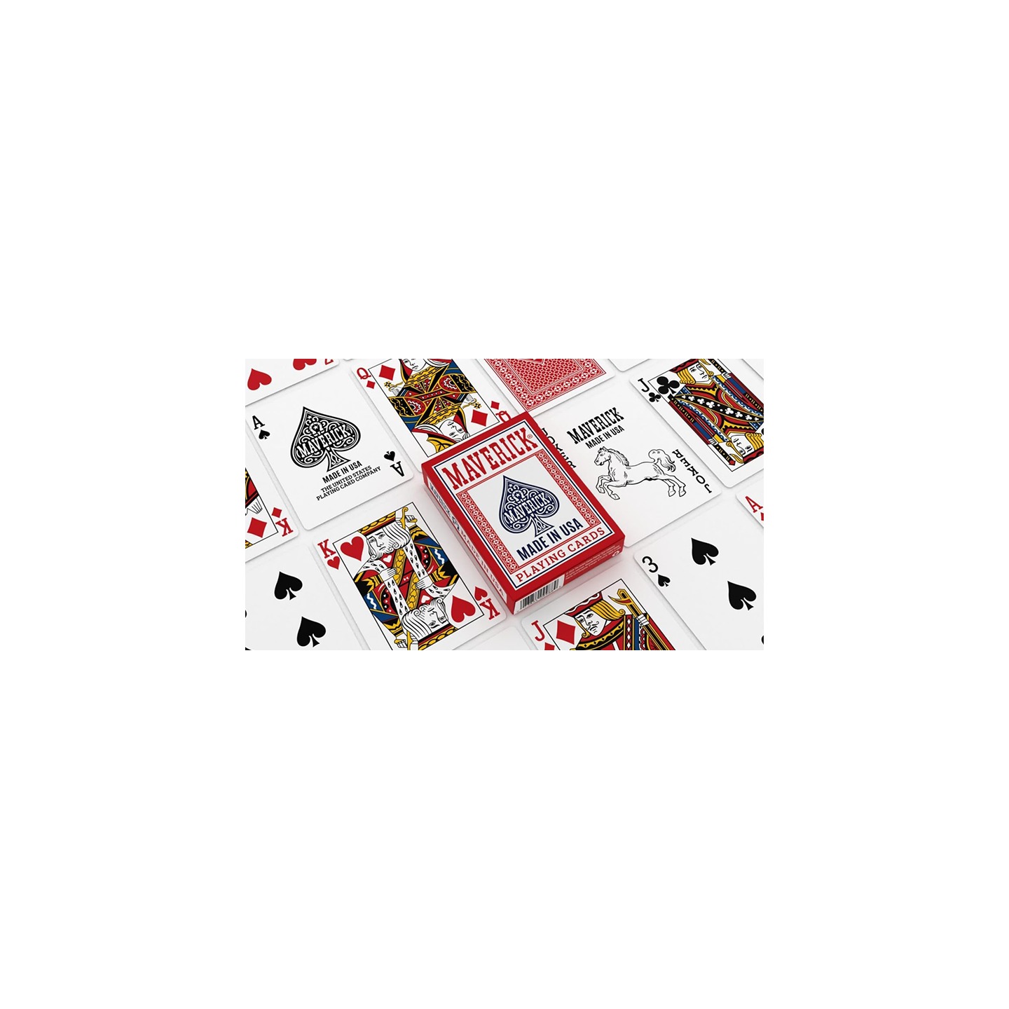 Maverick Made in the USA (Red) Playing Cards