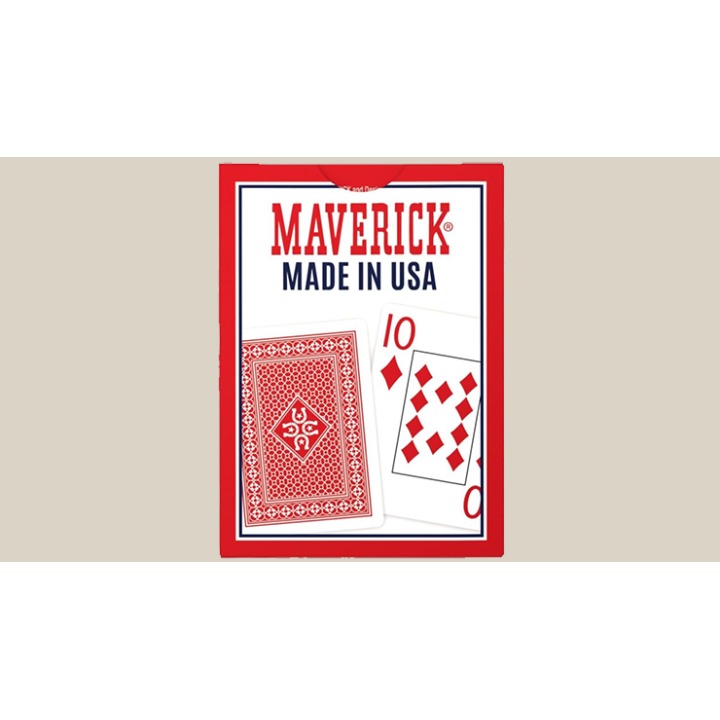Maverick Made in the USA (Red) Playing Cards