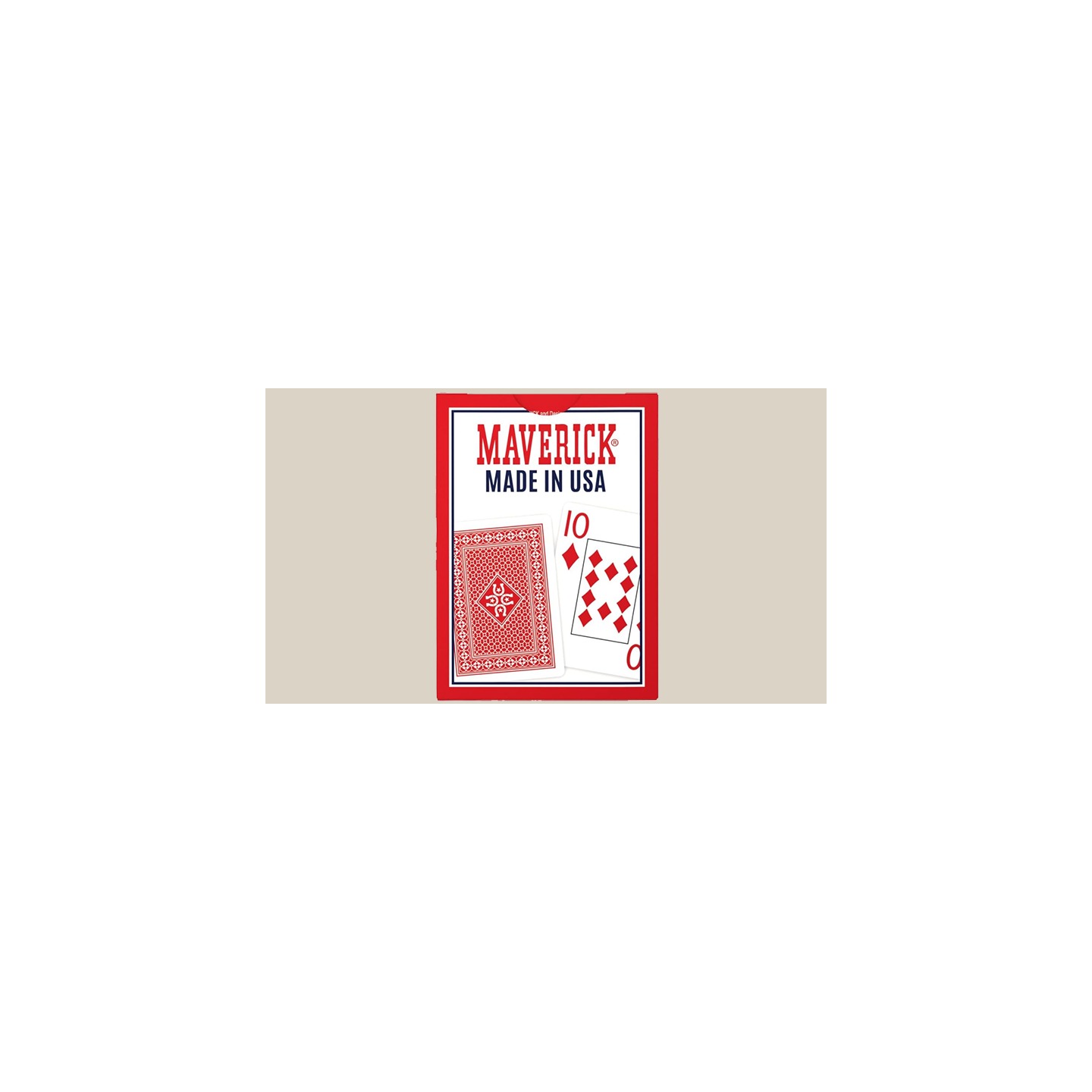 Maverick Made in the USA (Red) Playing Cards