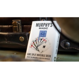 SURE SPLIT Invisible Deck Bicycle (Blue) by Murphy's Magic