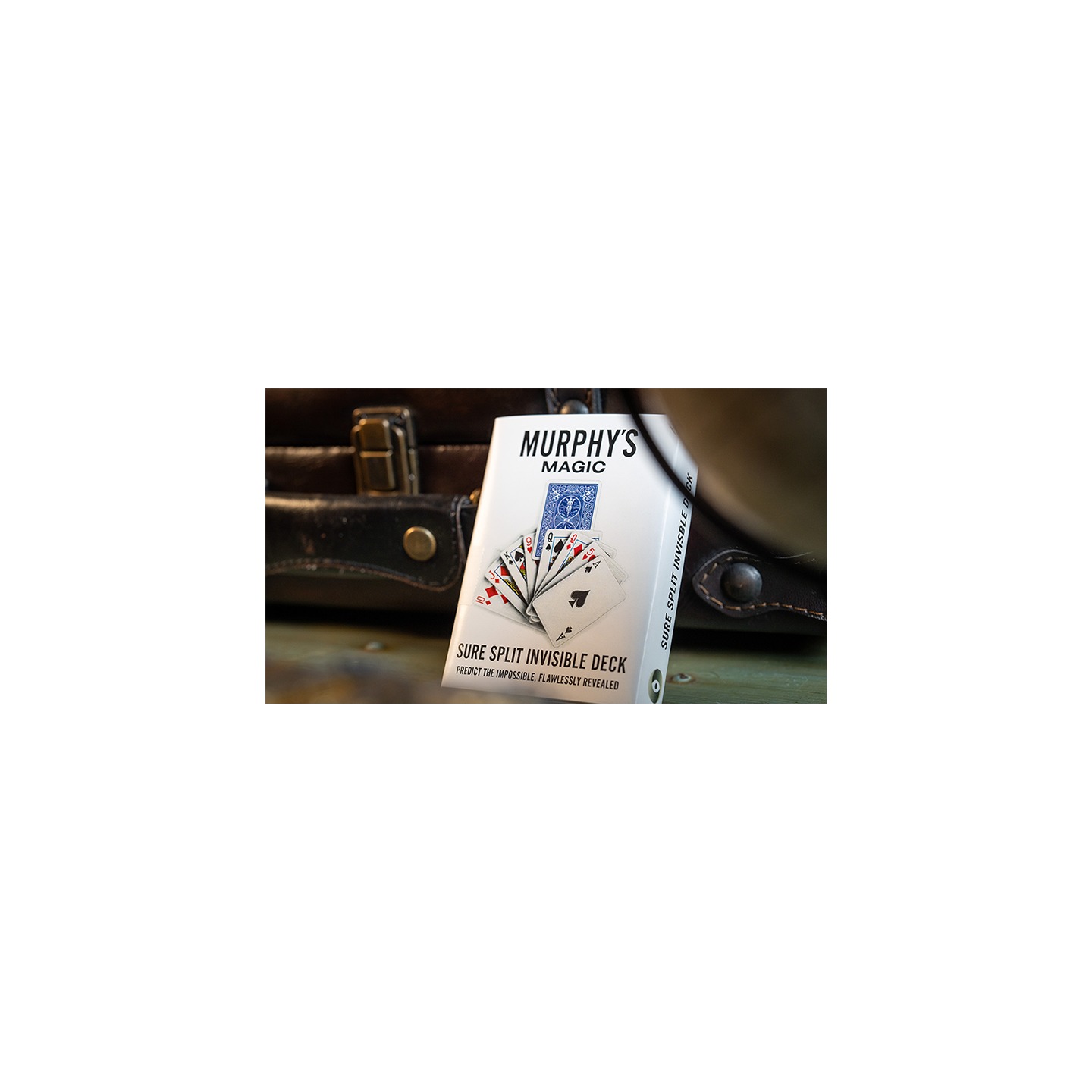 SURE SPLIT Invisible Deck Bicycle (Blue) by Murphy's Magic