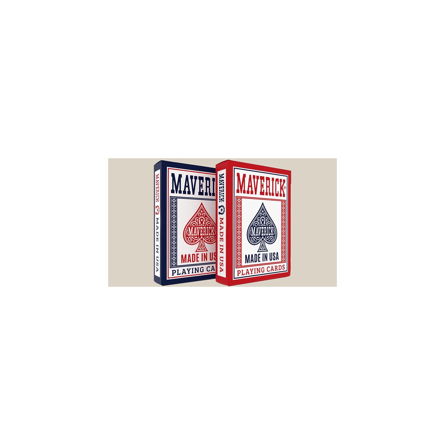 Maverick Made in the USA (Red) Playing Cards