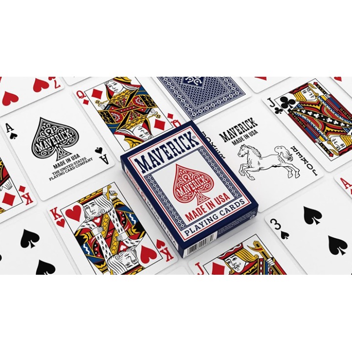 Maverick Made in the USA (Blue) Playing Cards