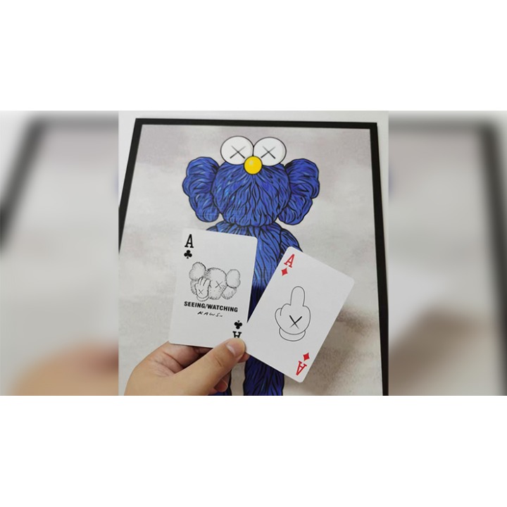 Kaws Seeing / Watching Black Edition Playing Cards