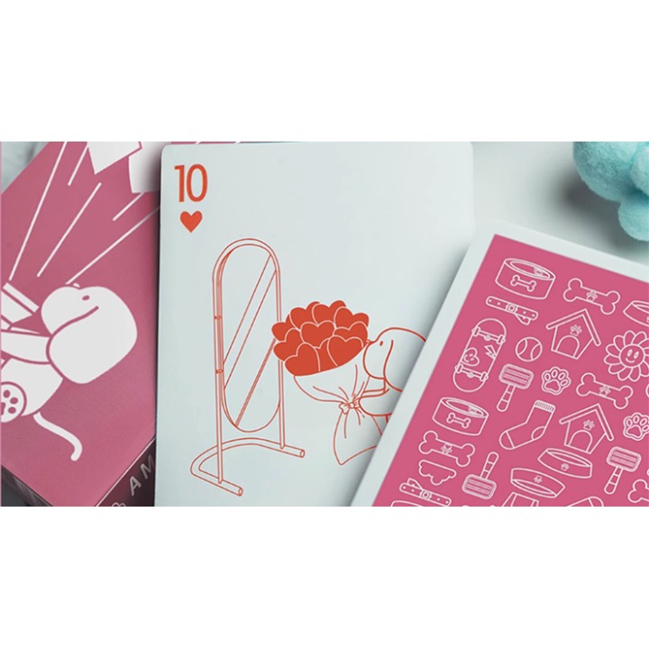 Diary of Kitten and Puppy - Puppy Pink Edition Playing Cards
