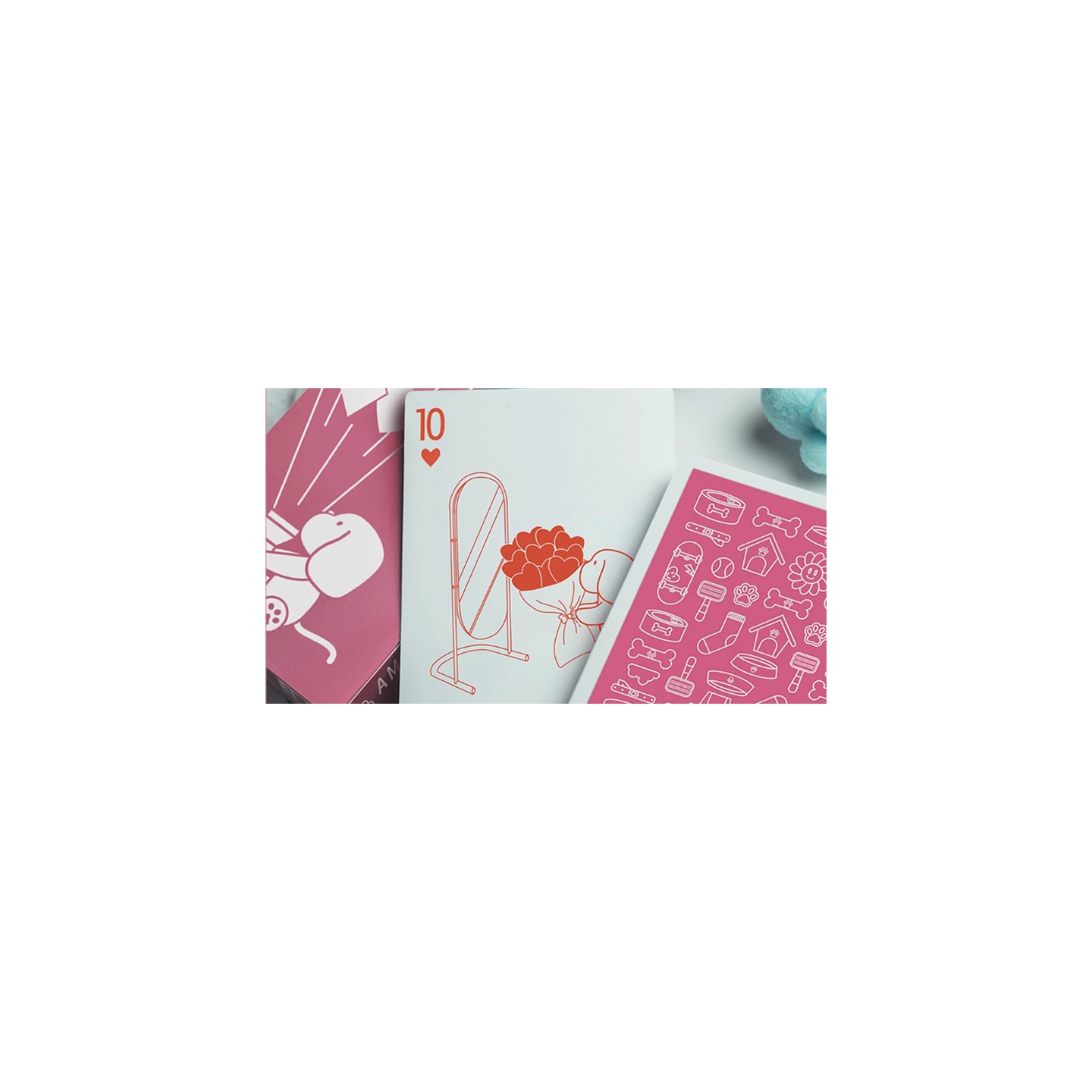 Diary of Kitten and Puppy - Puppy Pink Edition Playing Cards