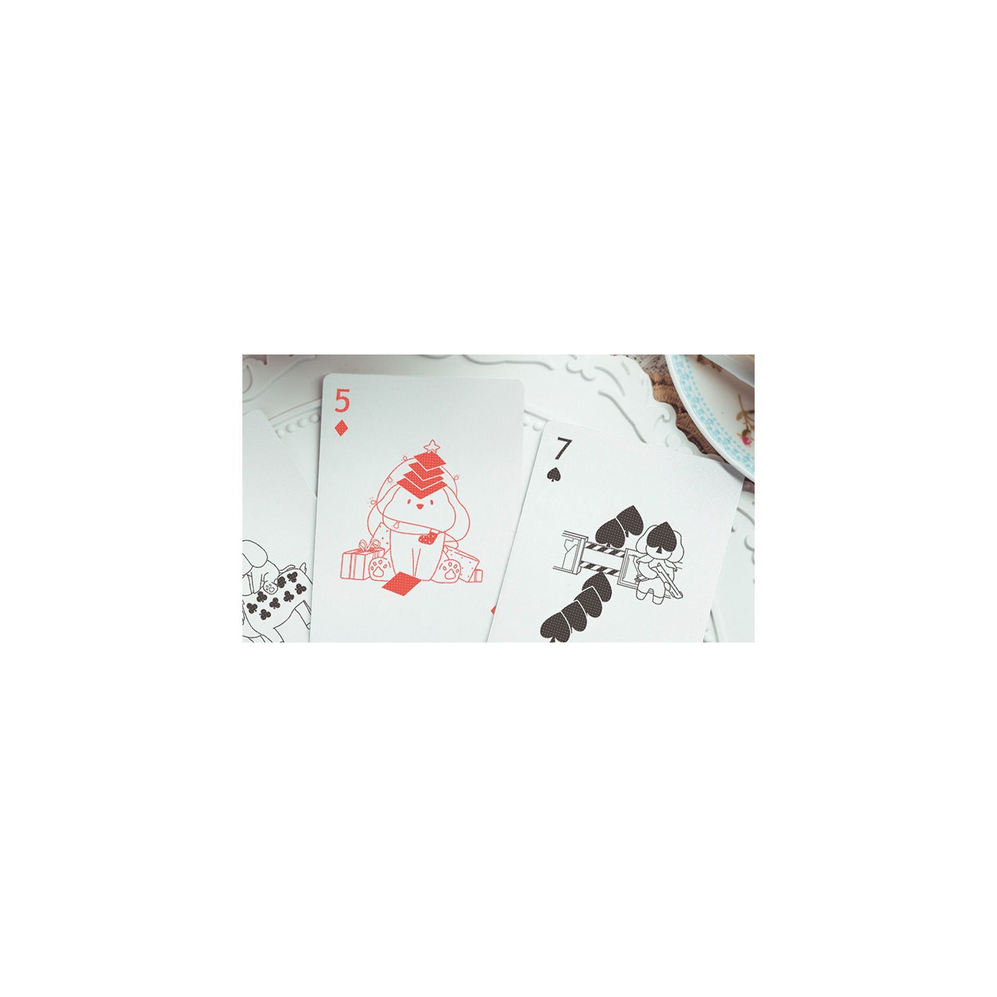 Diary of Kitten and Puppy - Puppy Pink Edition Playing Cards