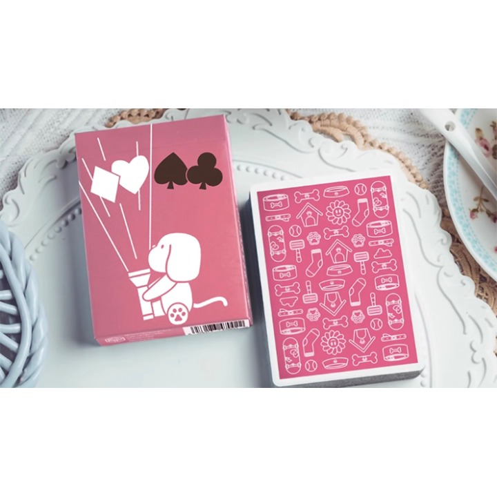 Diary of Kitten and Puppy - Puppy Pink Edition Playing Cards