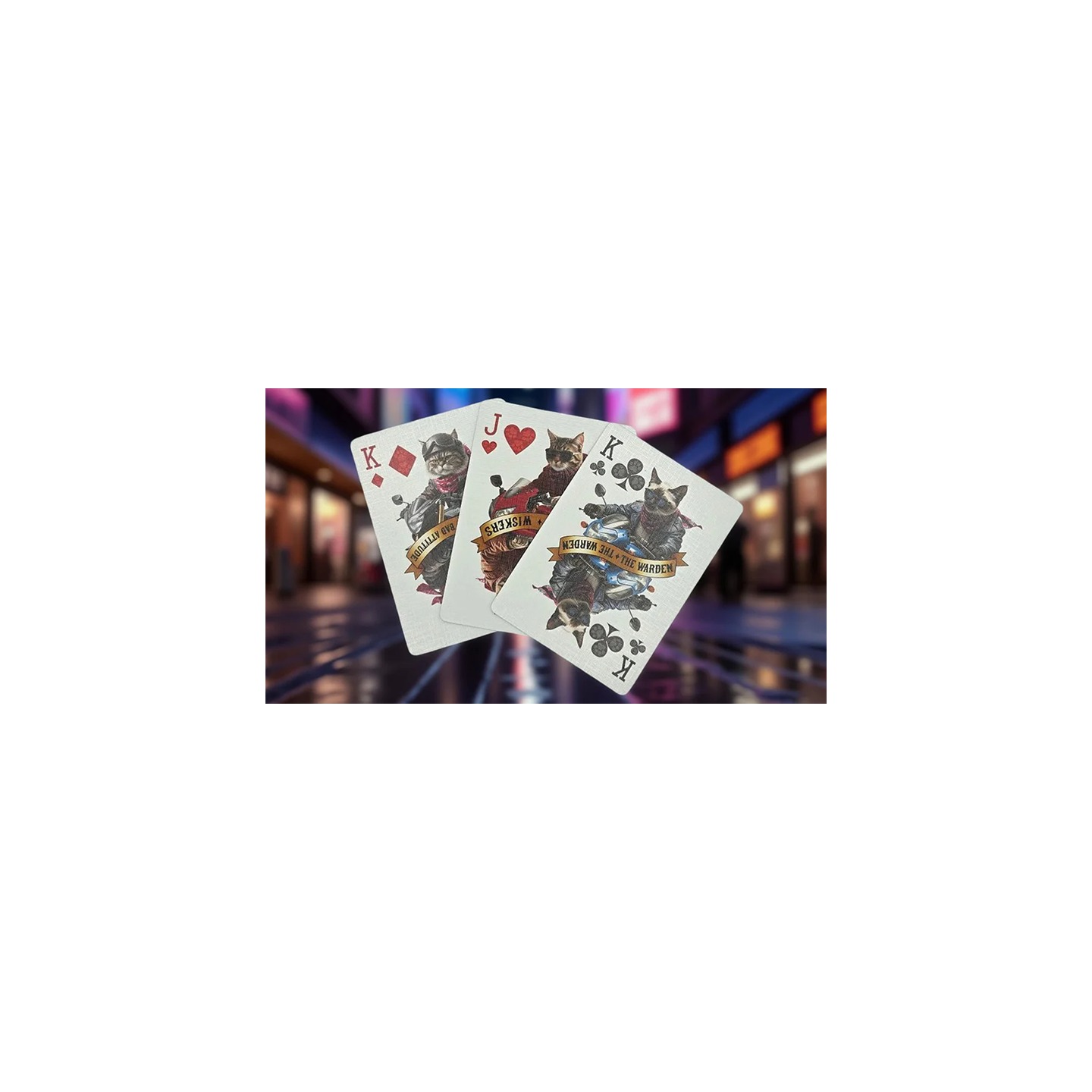 Biker Dogs Playing Cards by Collectable Playing Cards