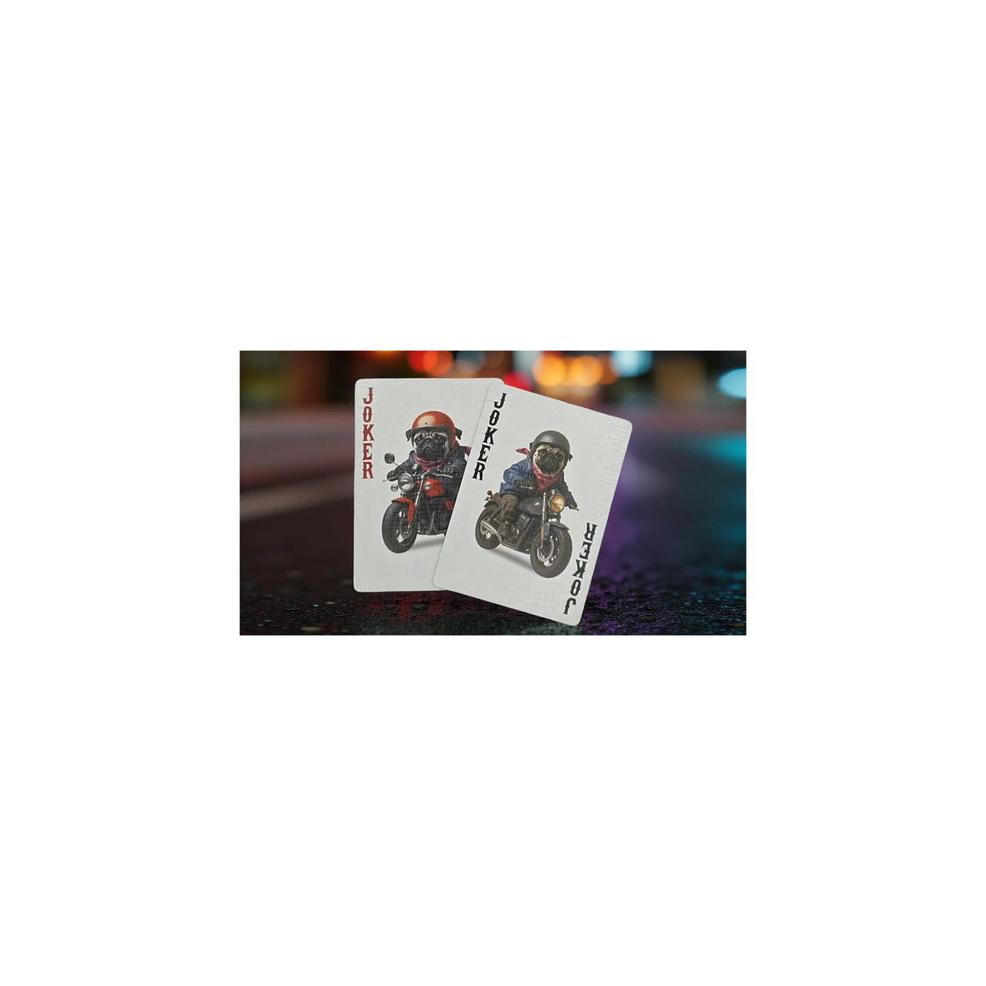 Biker Dogs Playing Cards by Collectable Playing Cards