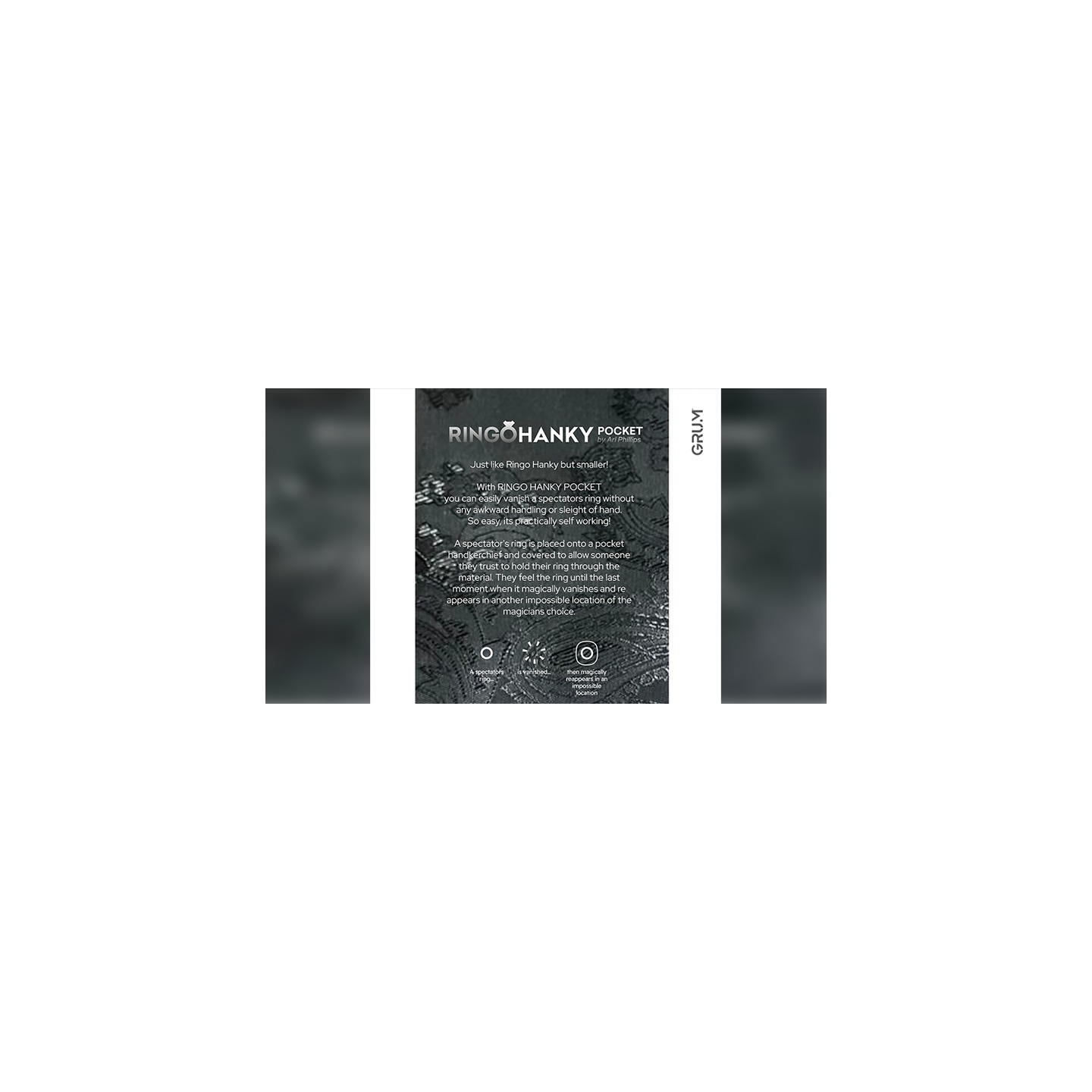 Ringo Hanky Pocket (Black for BABU) by GRUM®
