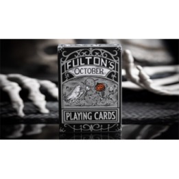 FULTONS OCTOBER TOMBSTONE GREY PLAYING CARDS