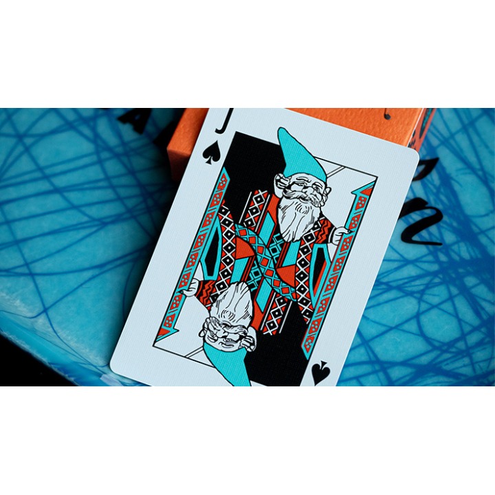 FRANKLIN BBQ CLASSIC ORANGE PLAYING CARDS