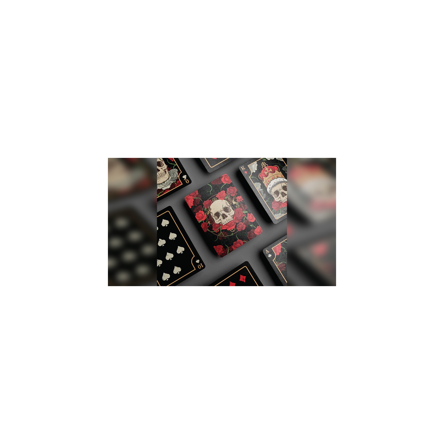 Skulls and Roses Playing cards