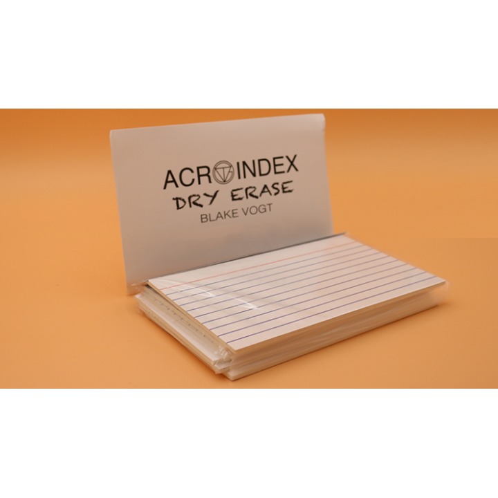 Six Acro Index (Stage) Dry Erase by Blake Vogt