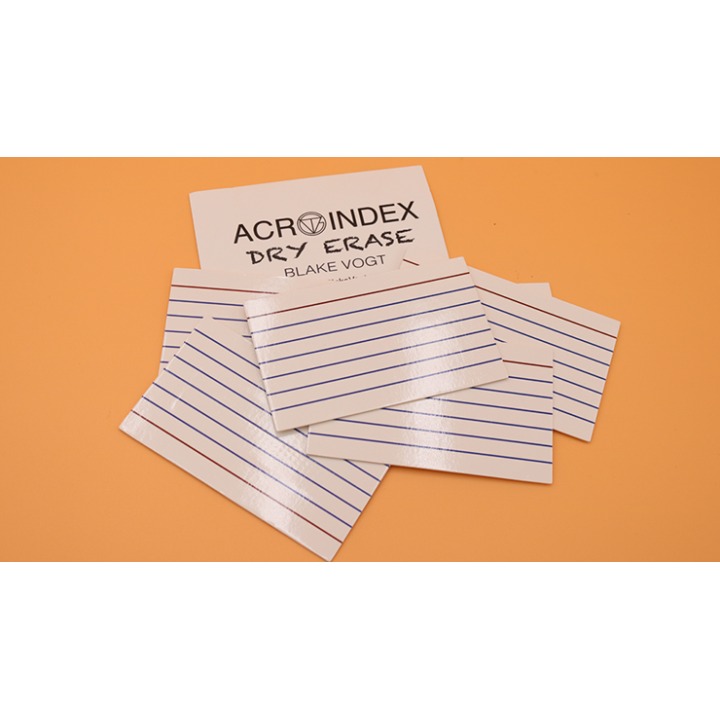 Six Acro Index (3"x5") Dry Erase by Blake Vogt