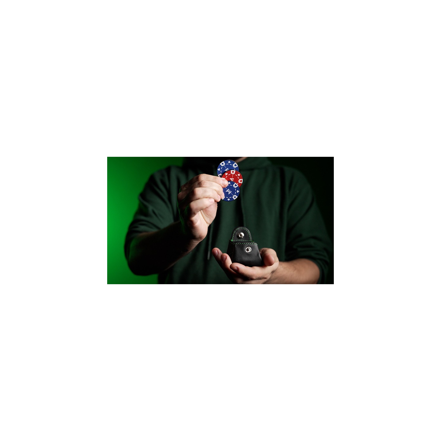 COLOR CODE COIN PURSE GREEN by Bob Kohler