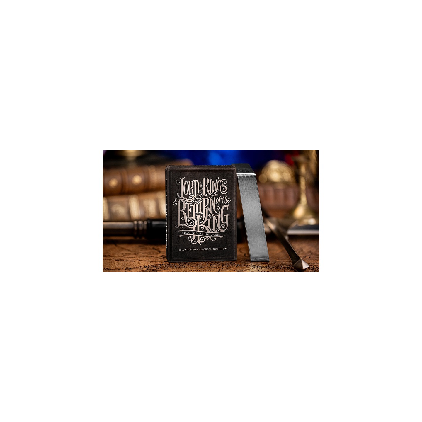 The Lord of the Rings - Return of the King Playing Cards (Black Gilded Edition) by Kings Wild