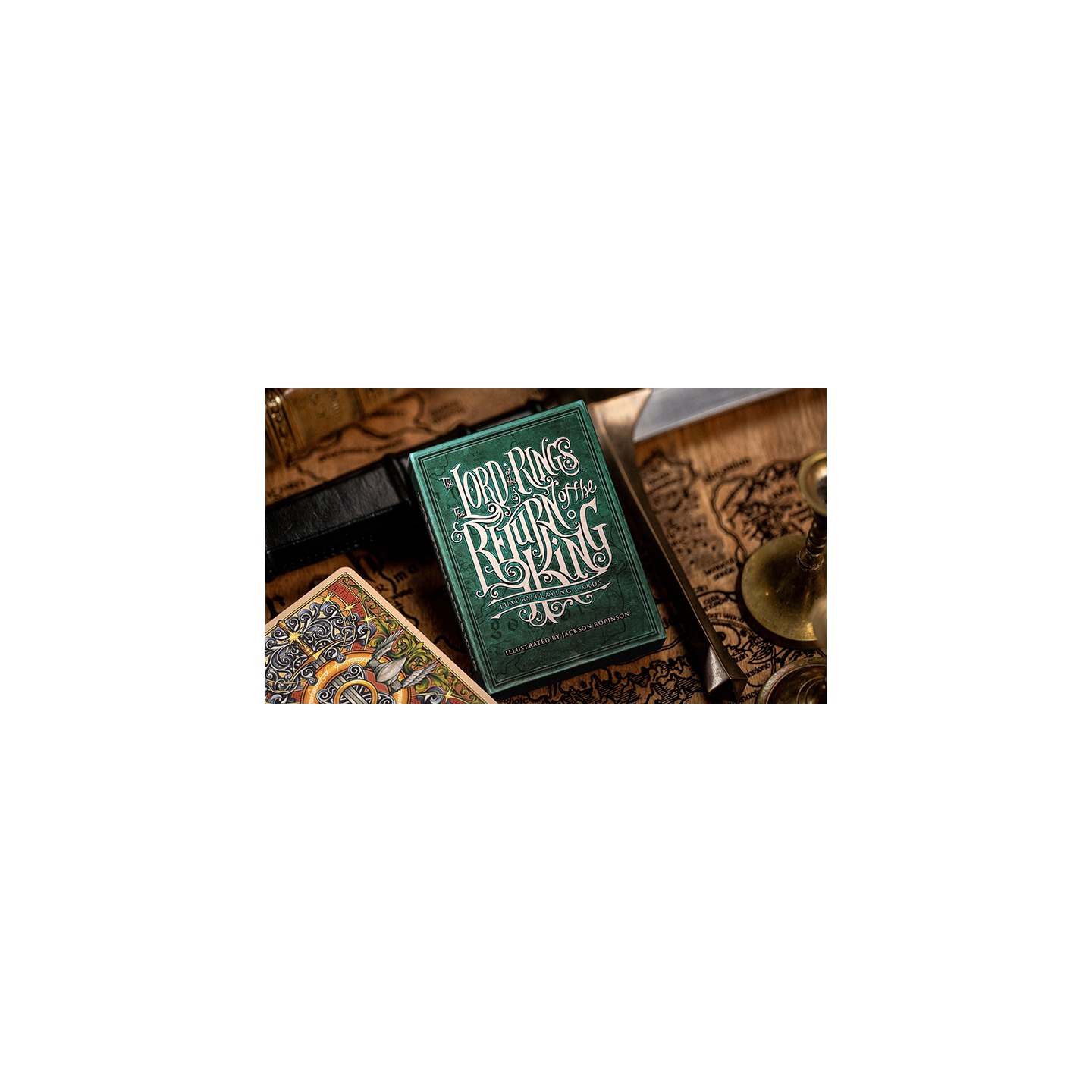 The Lord of the Rings - Return of the King Playing Cards by Kings Wild Project(Green)