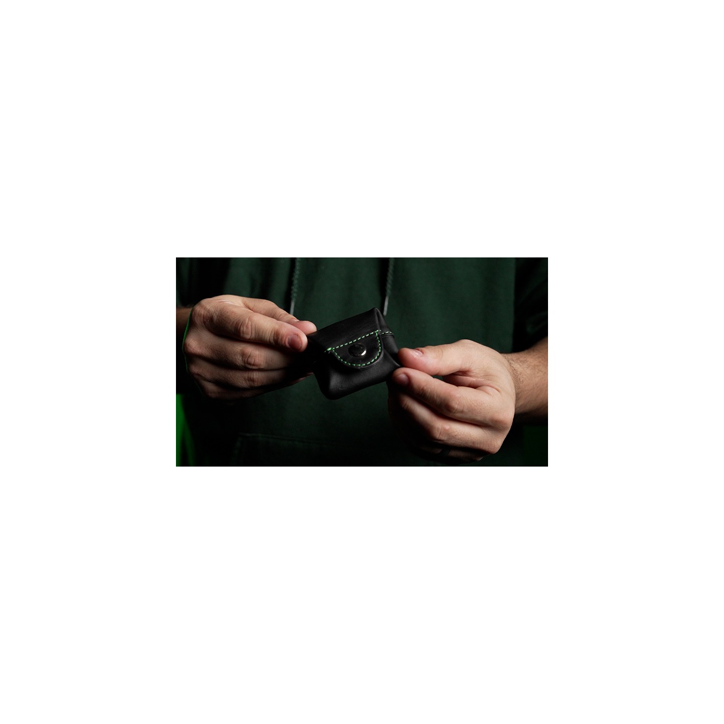 COLOR CODE COIN PURSE GREEN by Bob Kohler