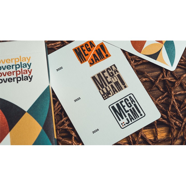 Overplay MegaJam Playing Cards (Designed by Harapan Ong, Wen Xiu, and printed by Bacon Magic