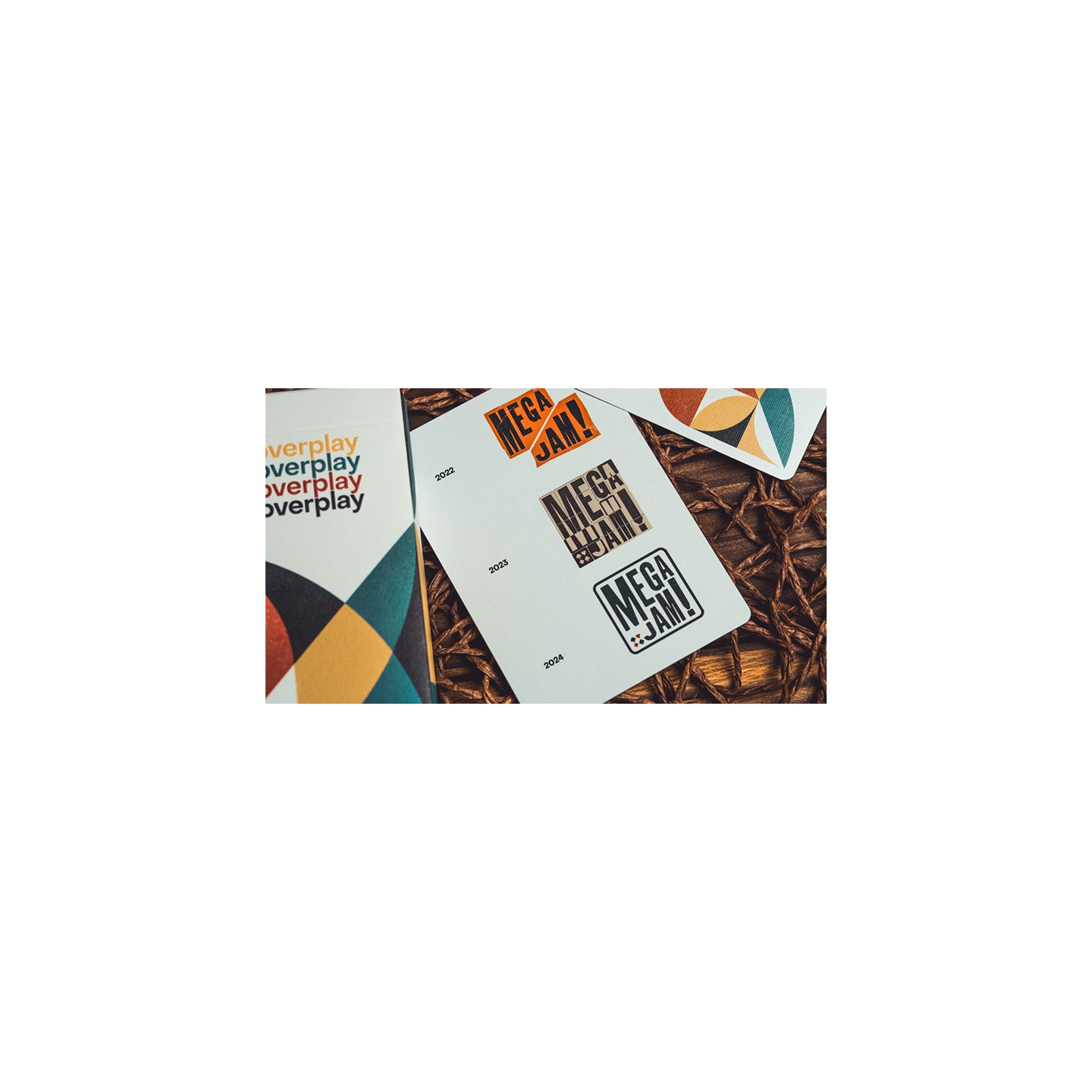 Overplay MegaJam Playing Cards (Designed by Harapan Ong, Wen Xiu, and printed by Bacon Magic