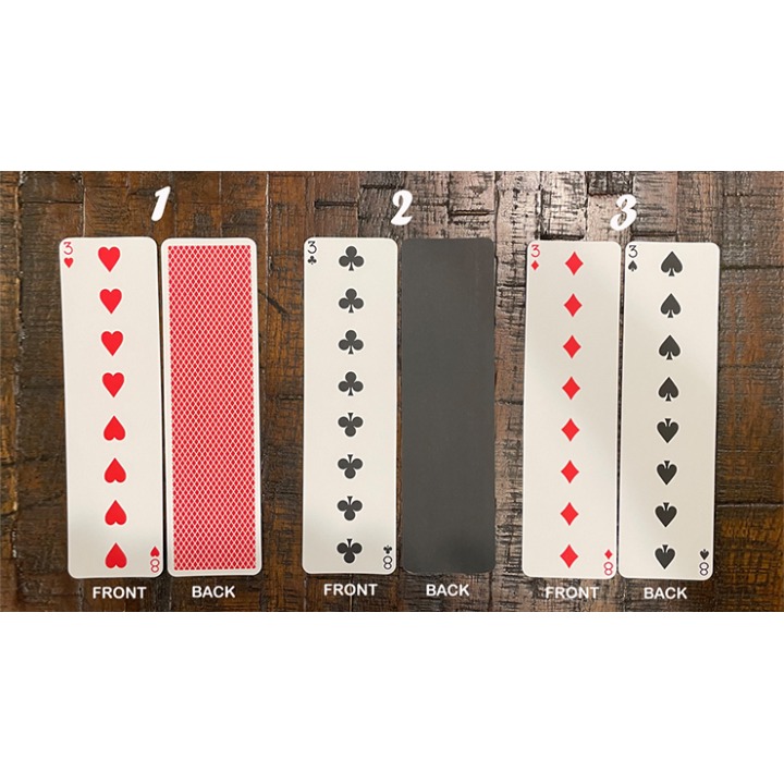 Long Card (Black) by Diamond Jim Tyler