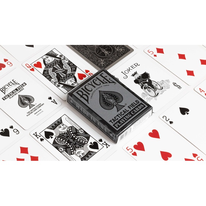 Bicycle Tactical Field (Black) Playing Cards by US Playing Card Co