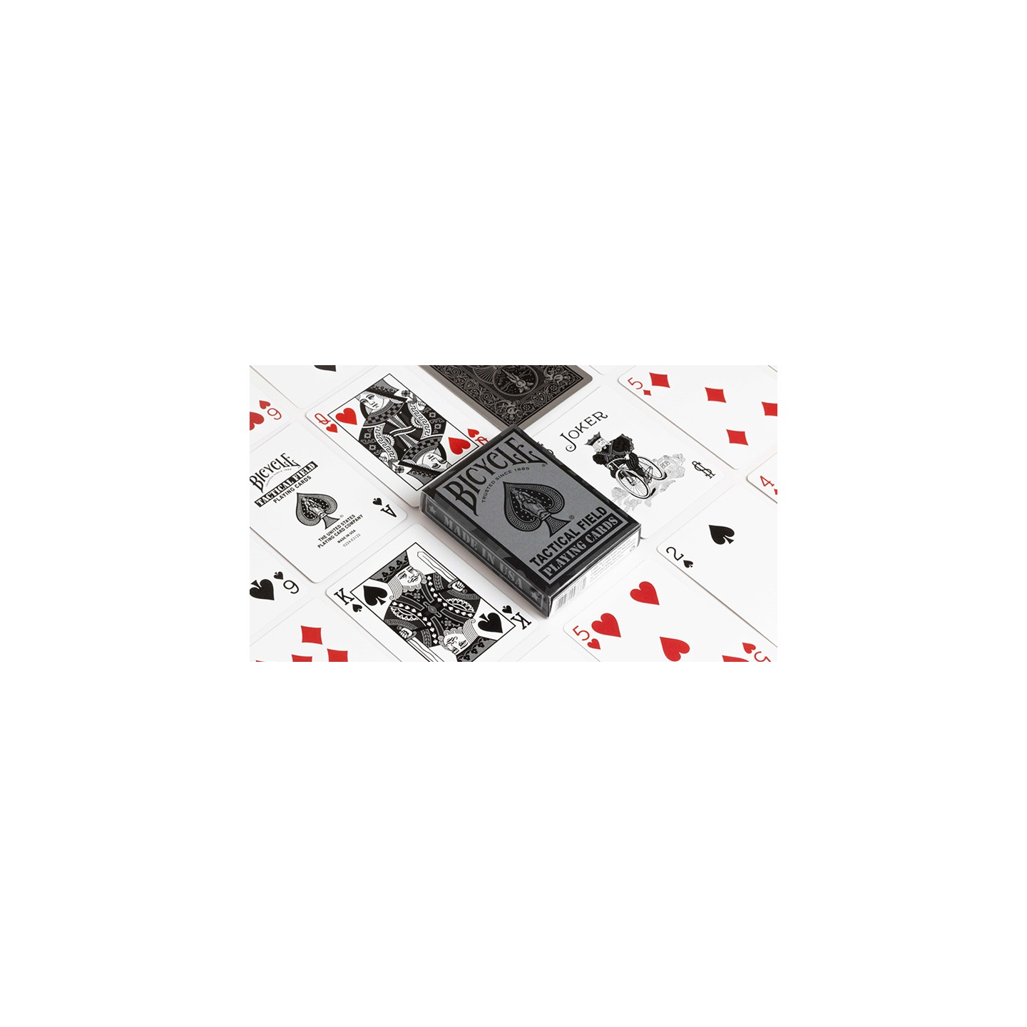 Bicycle Tactical Field (Black) Playing Cards by US Playing Card Co