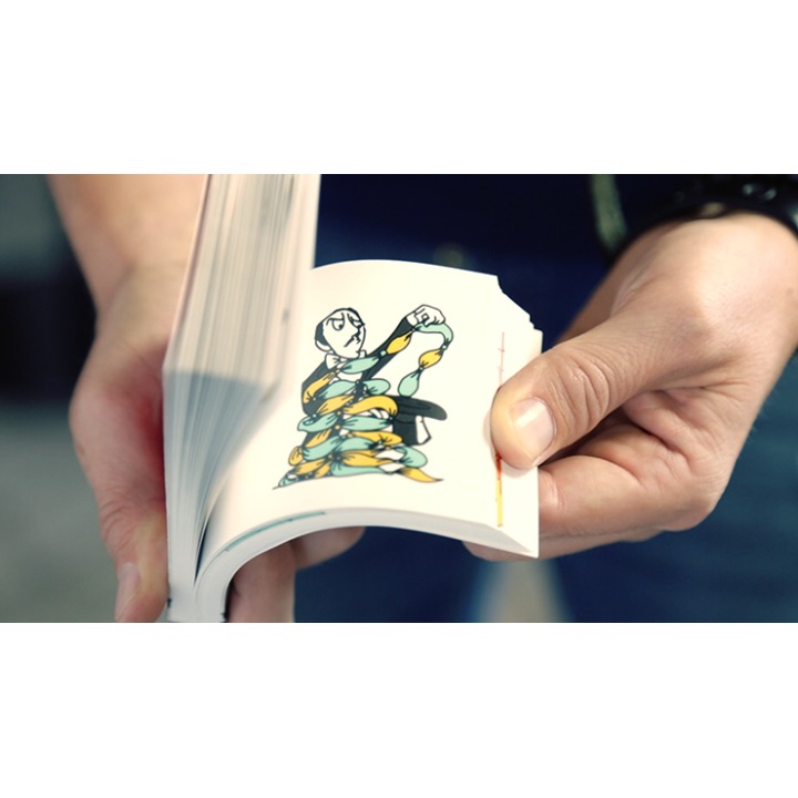 FLIP BOOK MAGICIAN (Gimmick and Online Instructions) by JOTA
