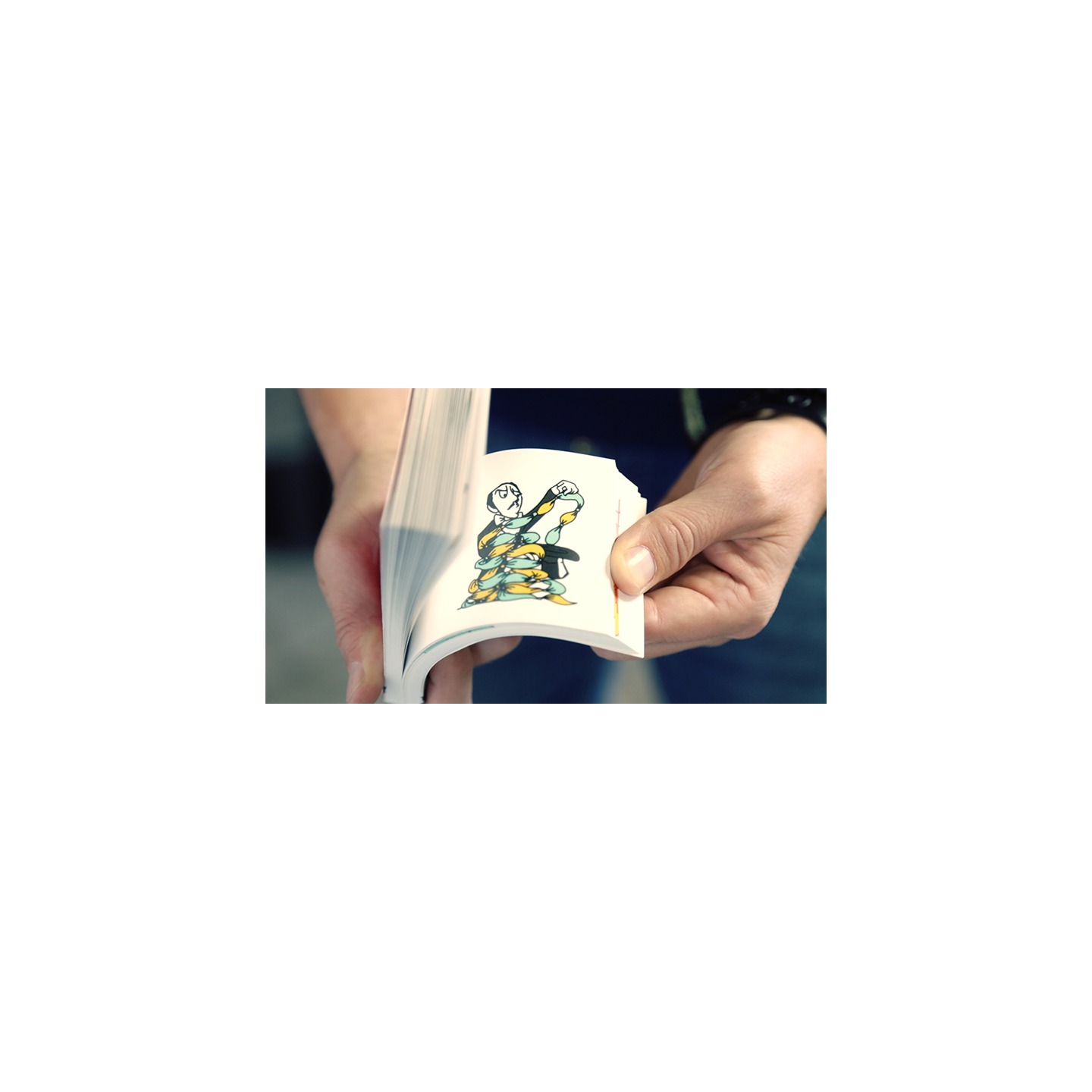 FLIP BOOK MAGICIAN (Gimmick and Online Instructions) by JOTA
