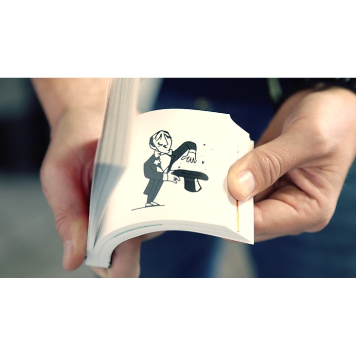 FLIP BOOK MAGICIAN (Gimmick and Online Instructions) by JOTA