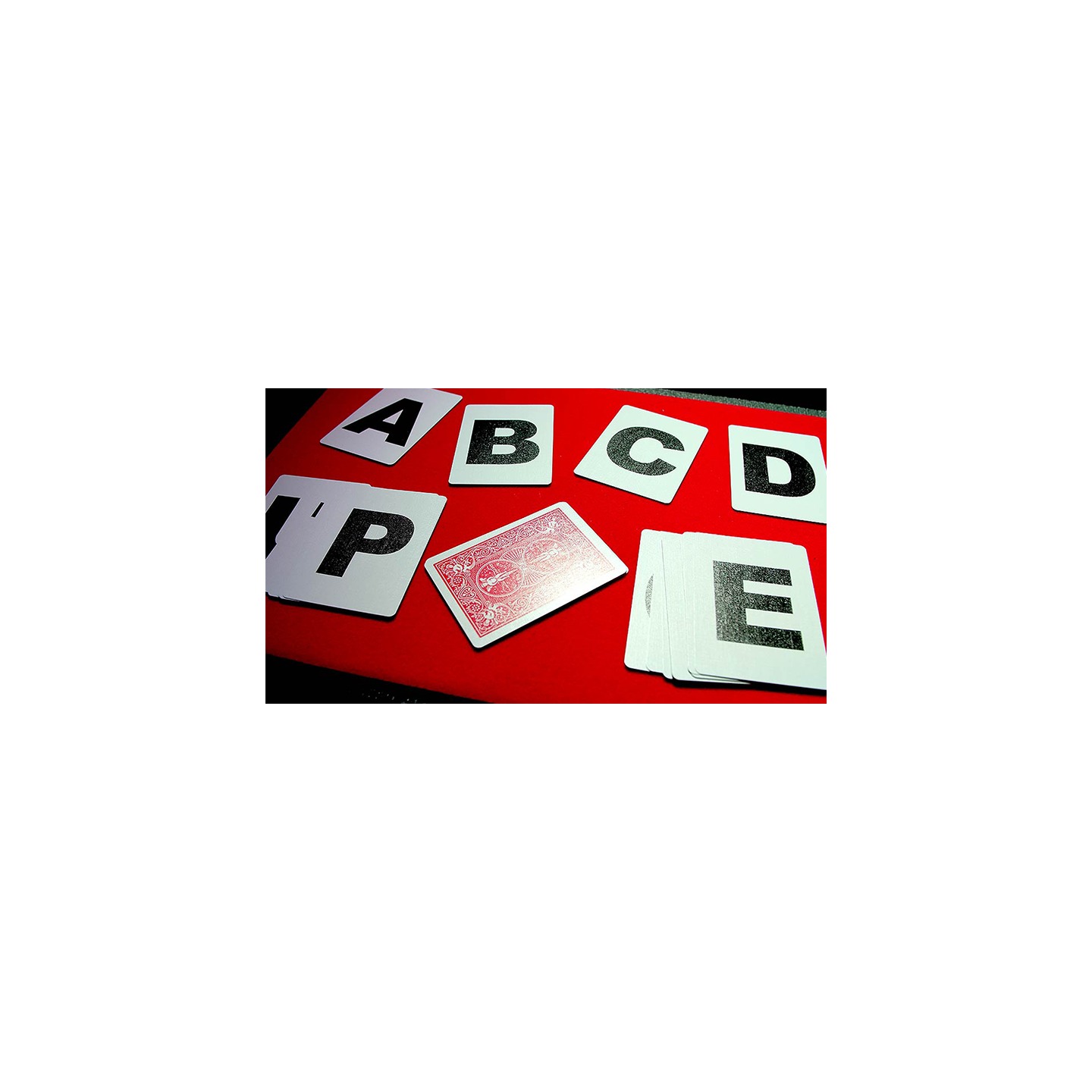Alphabet Playing Cards Bicycle No Index by PrintByMagic